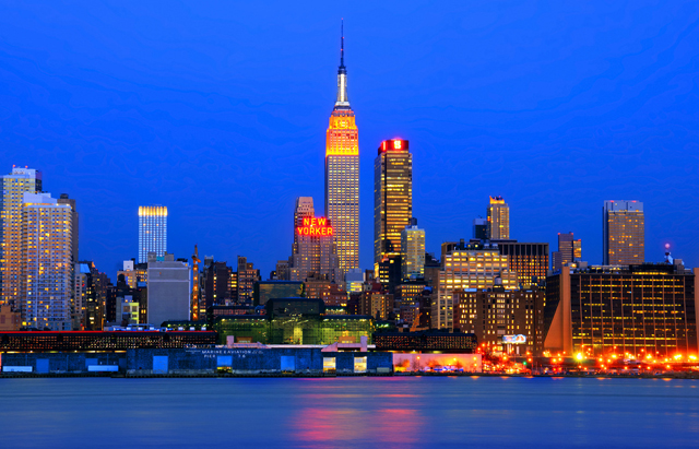 Empire State Building at Blue Hour 640