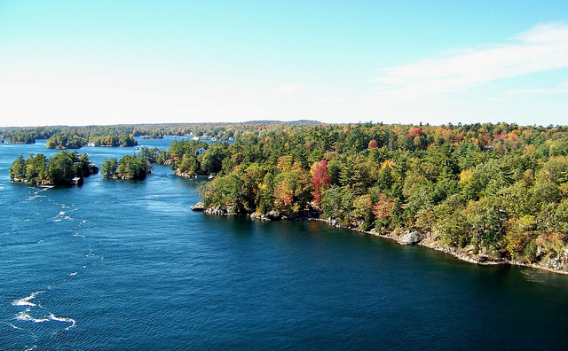 From the Thousand Islands International Bridge; between Ivy Lea and Hill Island, Ontario 2