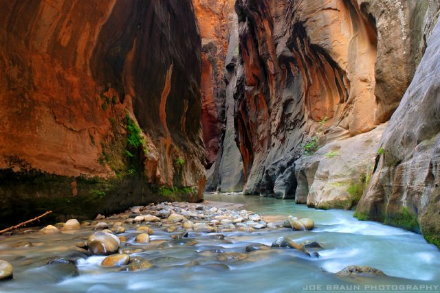 The narrows Zion