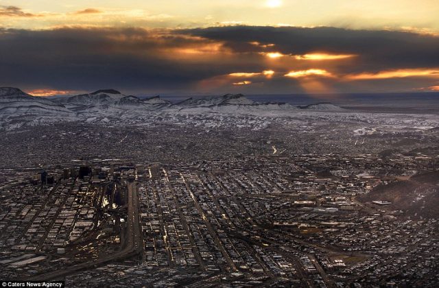 the-city-of-el-paso-which-is-located-in-the-far-west-of-texas-is-photographed-at-twilight